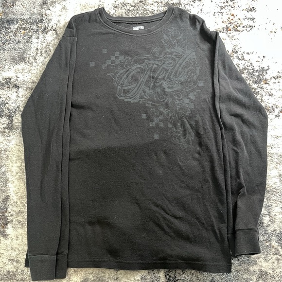 O'Neill Vintage Surf Long Sleeve T-Shirt Men's Size XLarge Black - Picture 2 of 6